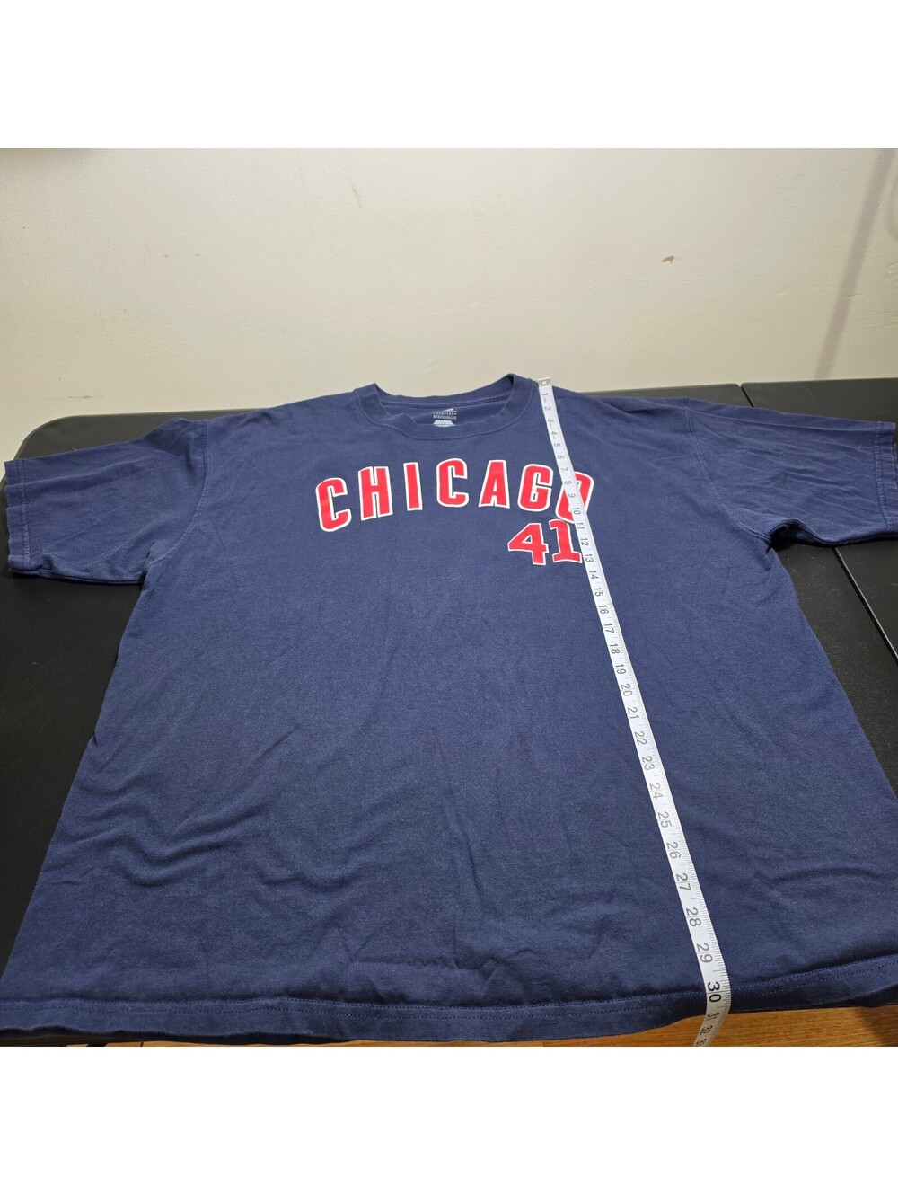 VF Imagewear Chicago 41 Piniella 2XL Navy Blue Cotton TShirt